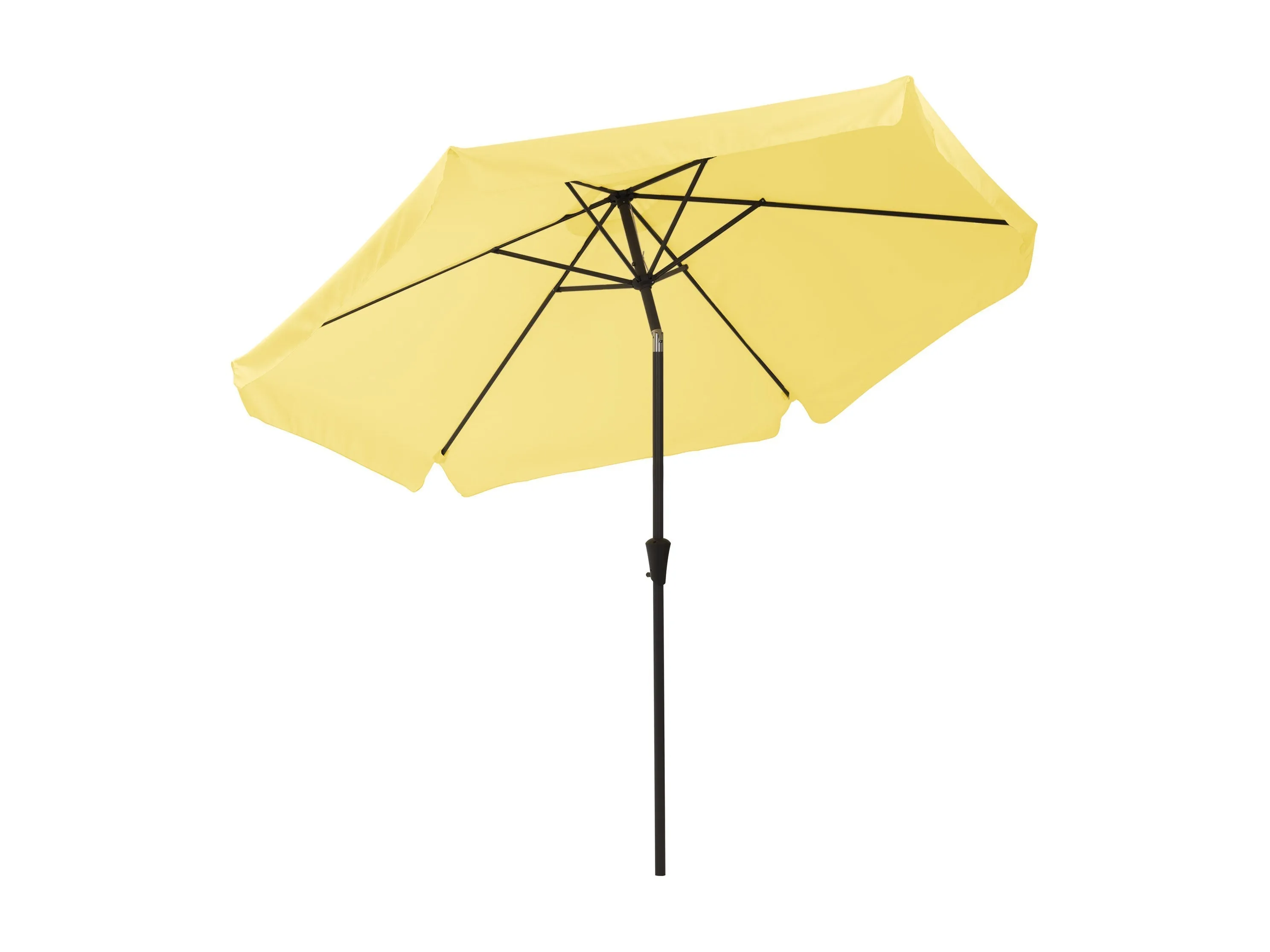 10ft Round Yellow Patio Umbrella