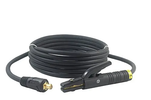 200 Amp Welding Electrode Holder Lead Assembly - Dinse 35-70 Connector - #2 AWG cable (50 FEET)