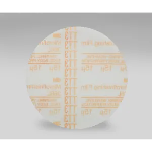 3M Hookit Microfinishing Film Disc 366L, 15 Mic 3MIL, Type D, 6 in x
NH