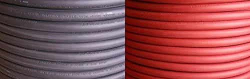 4/0 Gauge AWG - Flex-A-Prene® - Welding/Battery Cable - Black & Red - 600 V - Made in USA (50 FEET OF EACH COLOR)