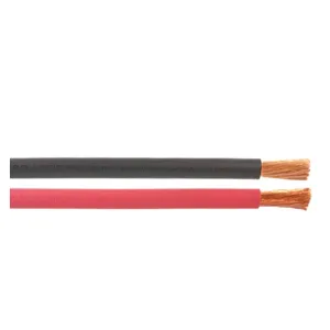 4/0 Gauge AWG - Flex-A-Prene® - Welding/Battery Cable - Black & Red - 600 V - Made in USA (50 FEET OF EACH COLOR)