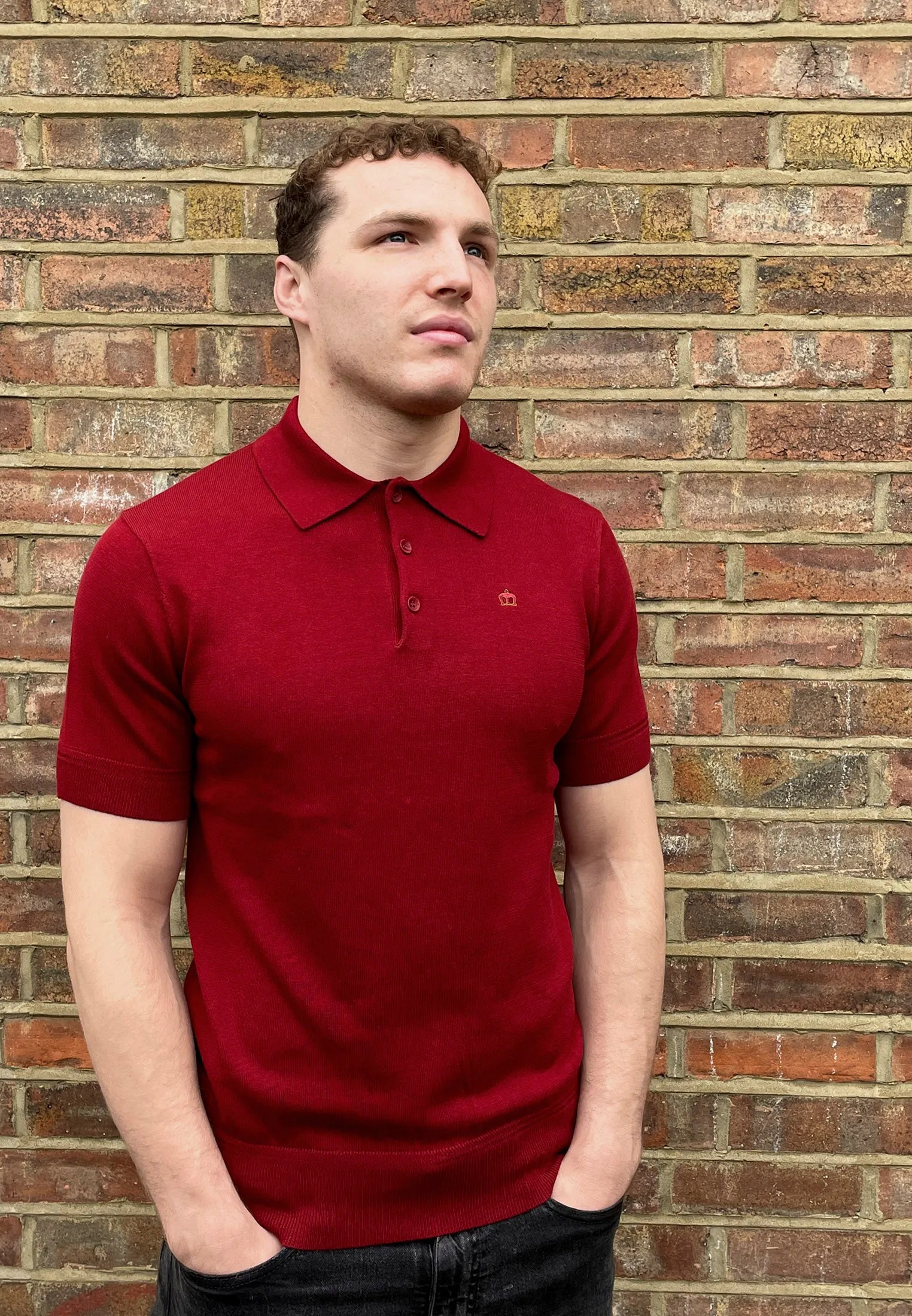 Archie Mercerised Cotton Knit Polo