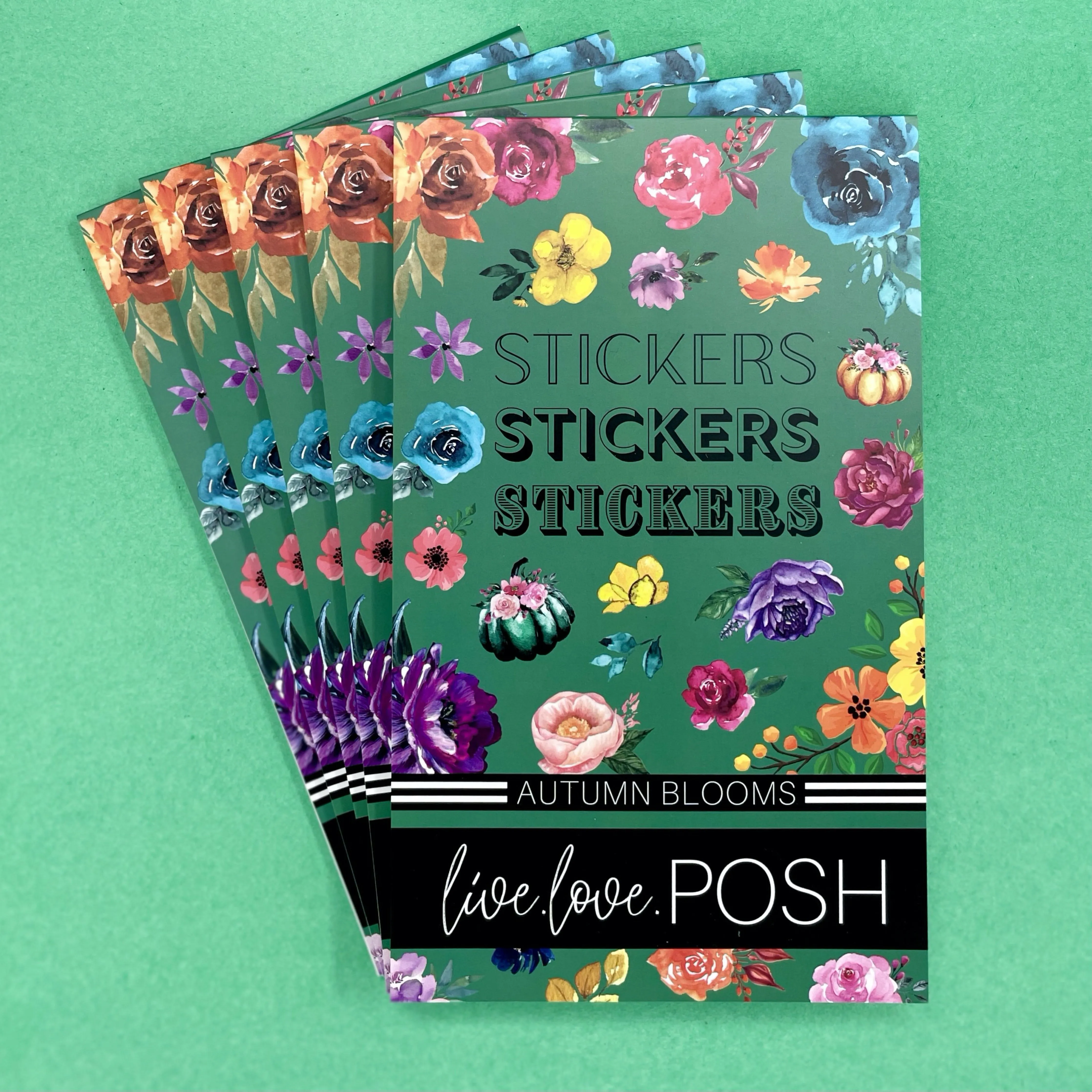 AUTUMN BLOOMS STICKER BOOK