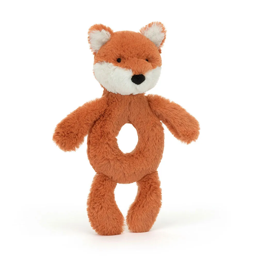 Bashful Fox Ring Rattle