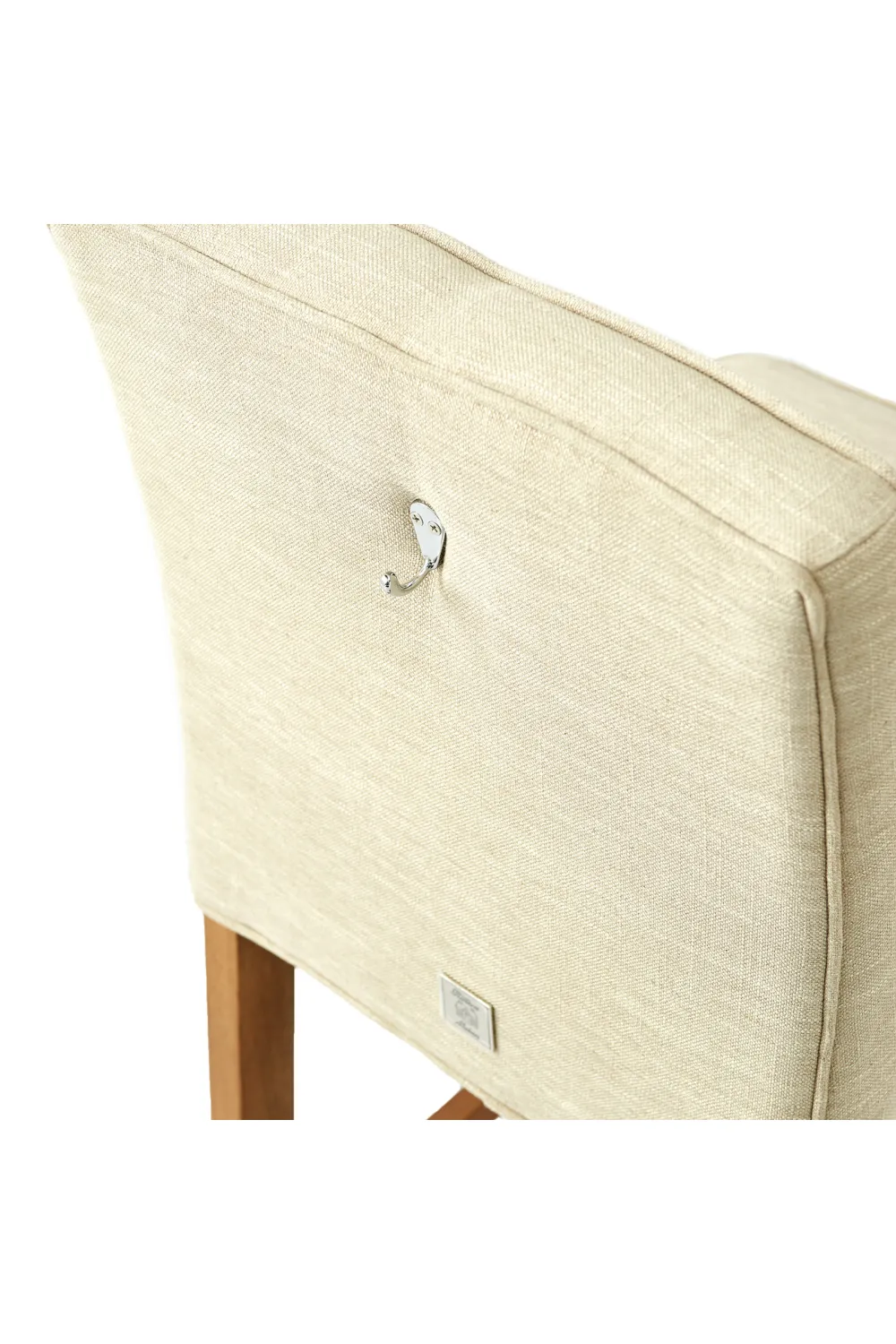 Beige Linen Counter Stool | Rivièra Maison Cape Breton