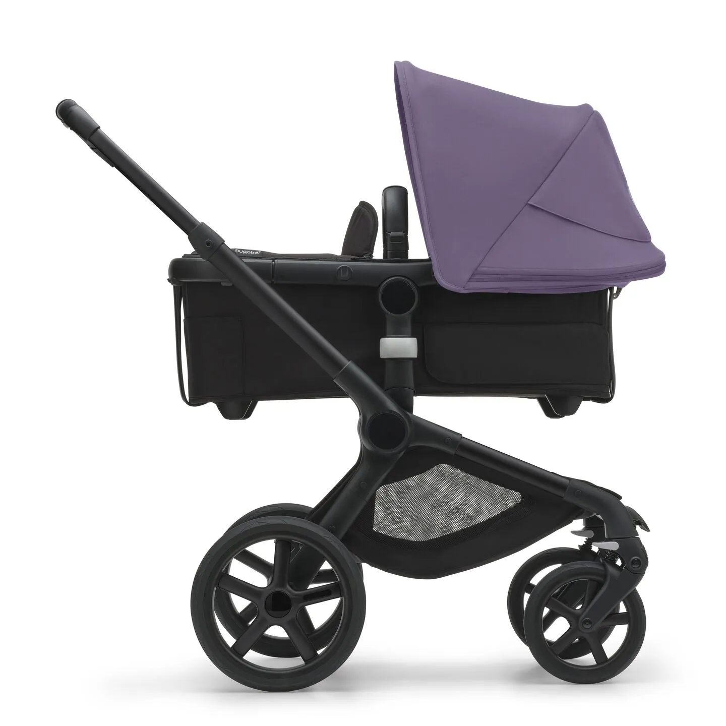 Bugaboo Fox 5 Bassinet & Seat Stroller - Black Chassis - Astro Purple/Black