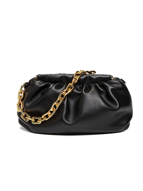 Chains Pleated Split-Joint Bags Handbags