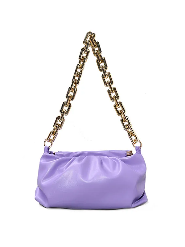 Chains Pleated Split-Joint Bags Handbags