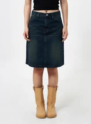 Denim Midi Skirt CY331