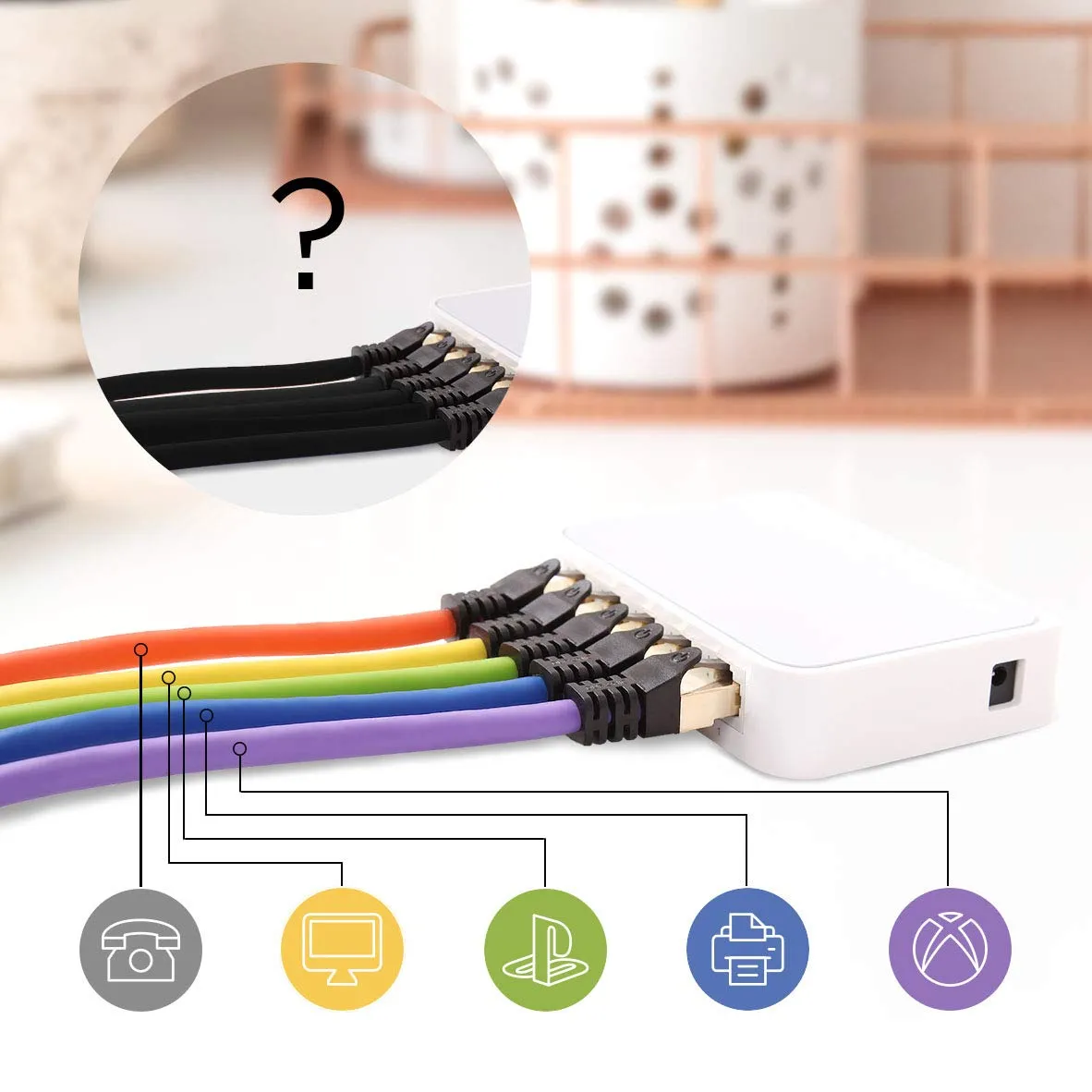 Duronic Ethernet Cable 2M High Speed CAT 8 Patch Network Shielded Lead 2GHz / 2000MHz / 40 Gigabit, CAT8 SFTP Wire, Snagless RJ45 Super-Fast Data - Green