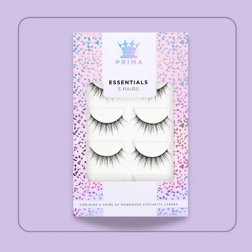 Essentials 5 Pair Pack Vegan Lashes #Asmara