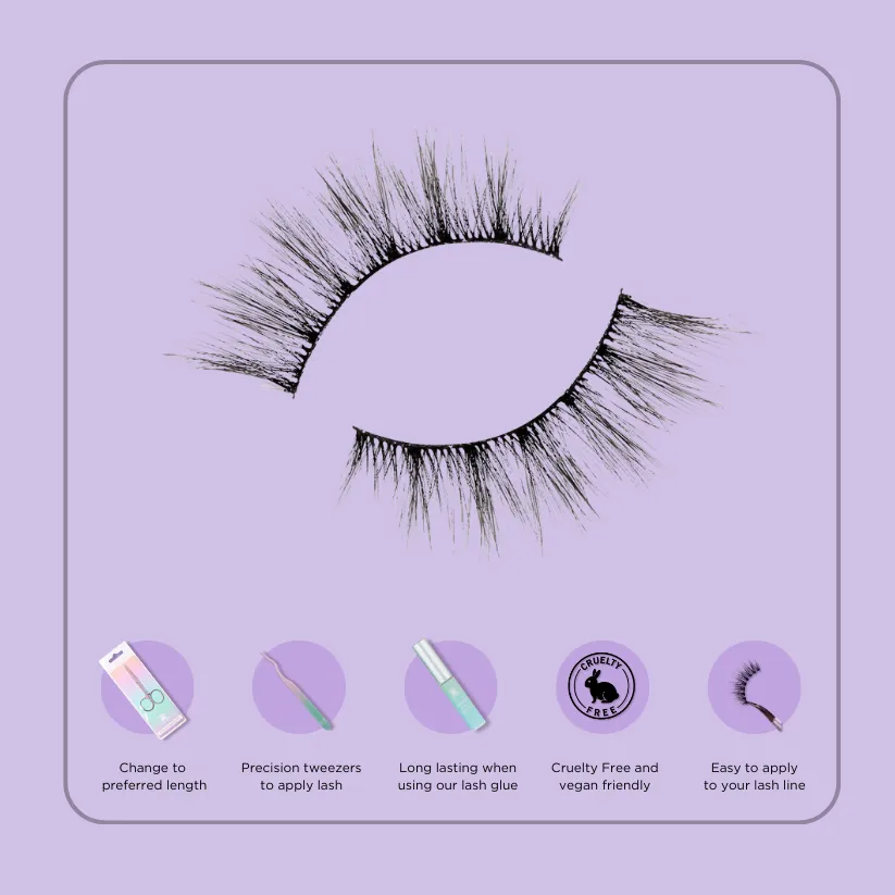 Essentials 5 Pair Pack Vegan  Lashes #Holly