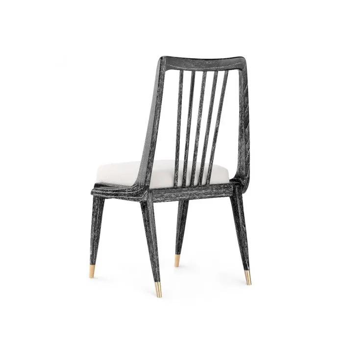 Fiona Chair Pair Jet Black