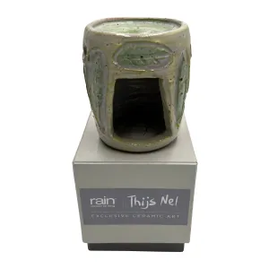 Green Leaf Ceramic Oil Burner