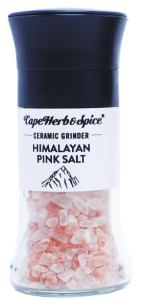 Himalayan Pink Salt Grinder by Cape Herb & Spice 130g