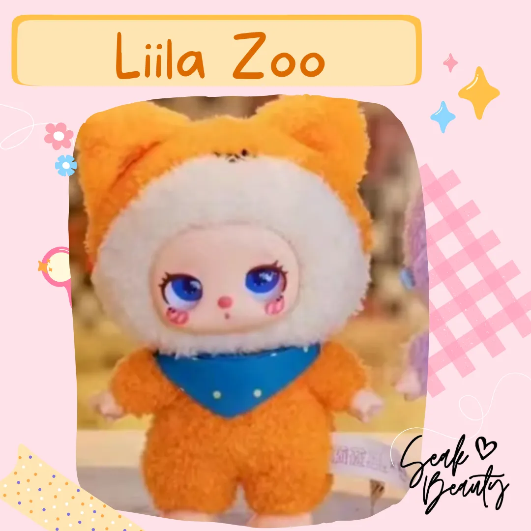 Liila Zoo Plush Toy 6 Characters to choose from