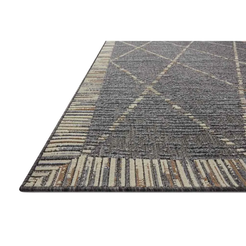 Loloi II Rainier Collection Slate / Multi Rug RAI-09