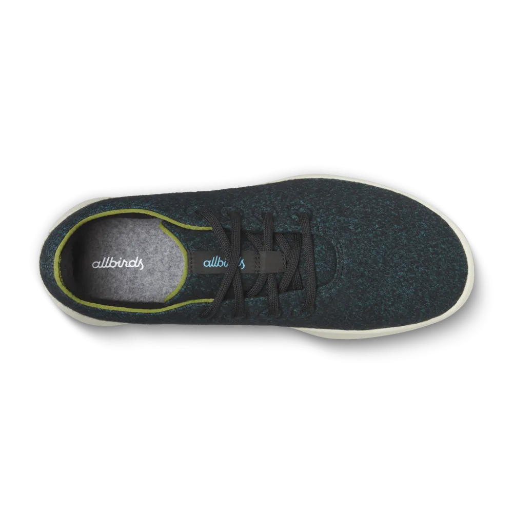 Men's Wool Runner Go - Chasm Teal/Natural Black (Stony Cream Sole)