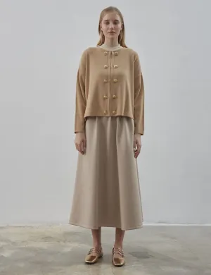 MRW Blazer Short Cardigan Camel