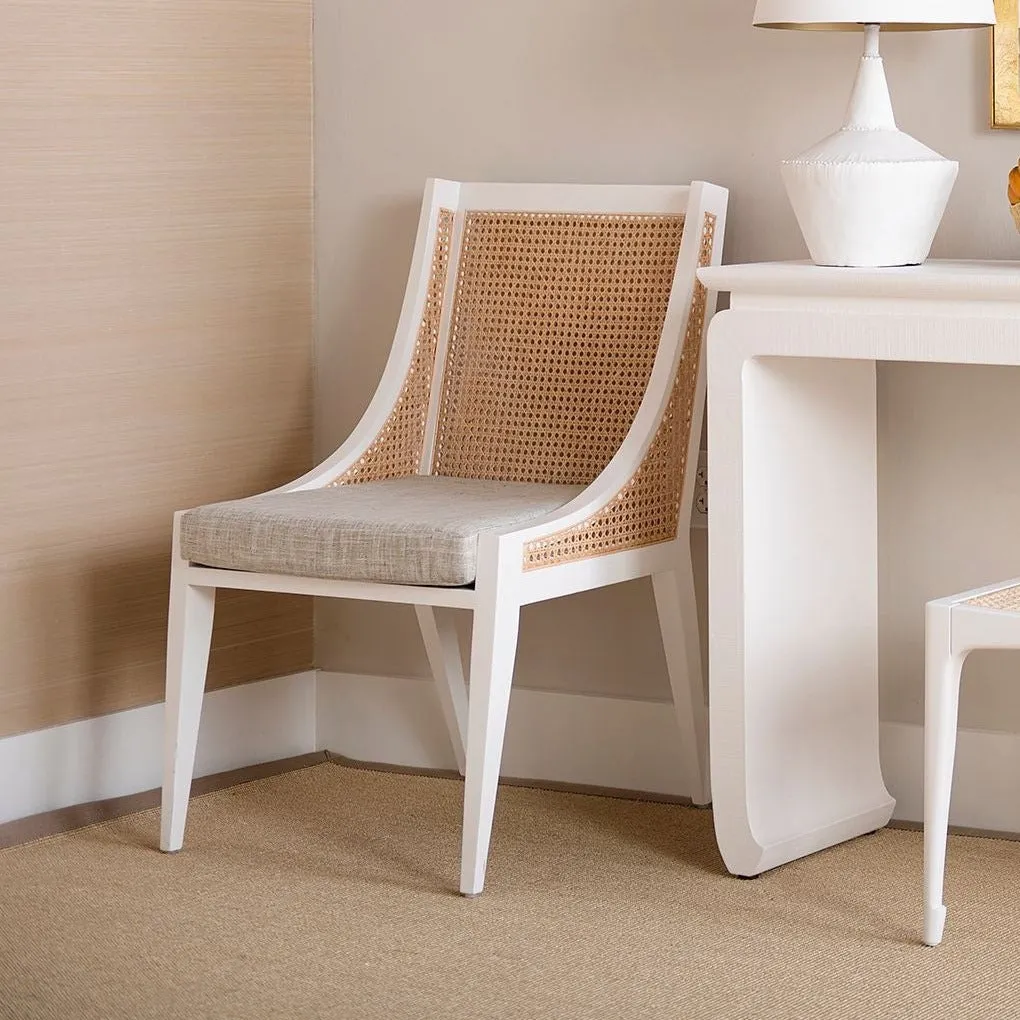 Raleigh Armchair Eggshell White Set