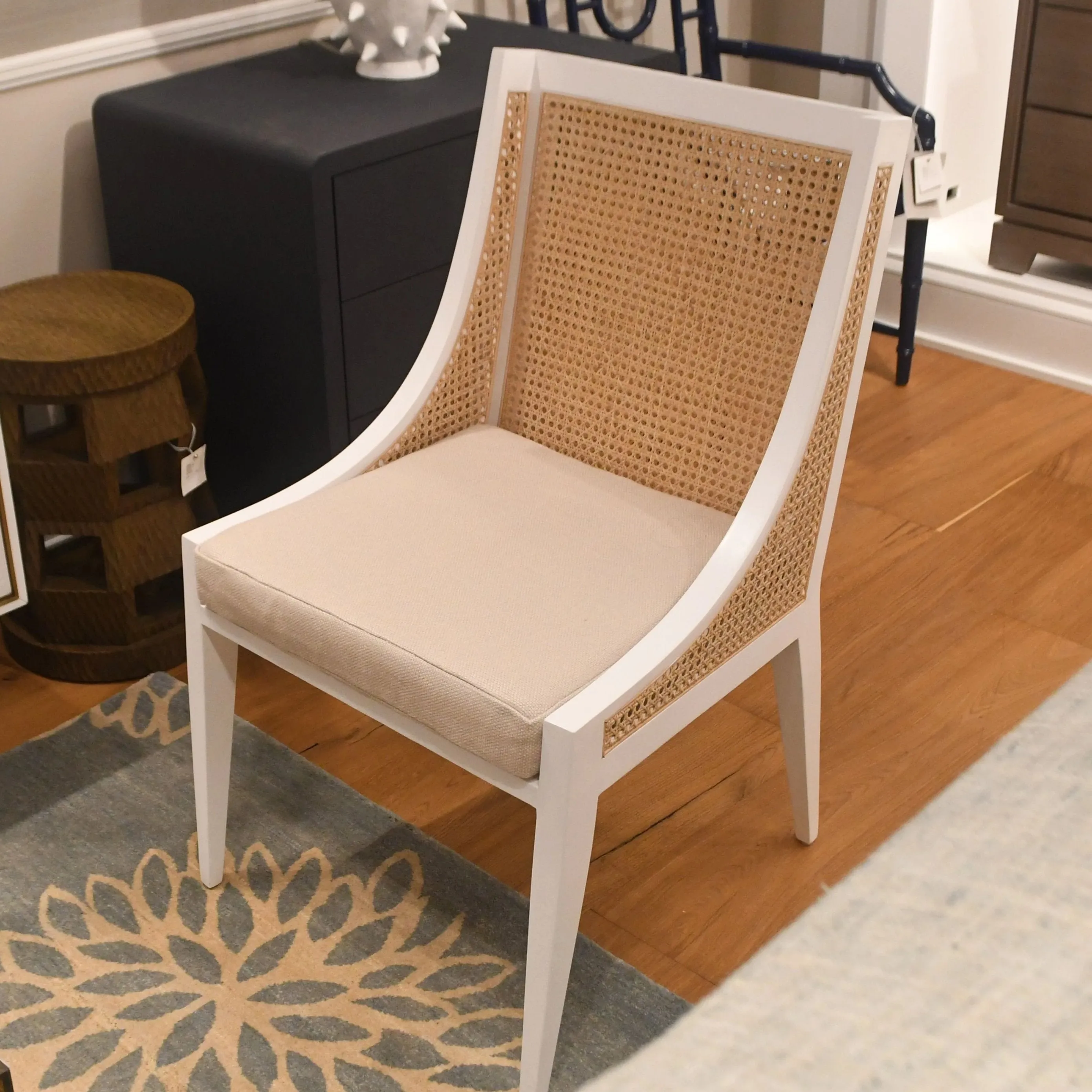 Raleigh Armchair Eggshell White Set