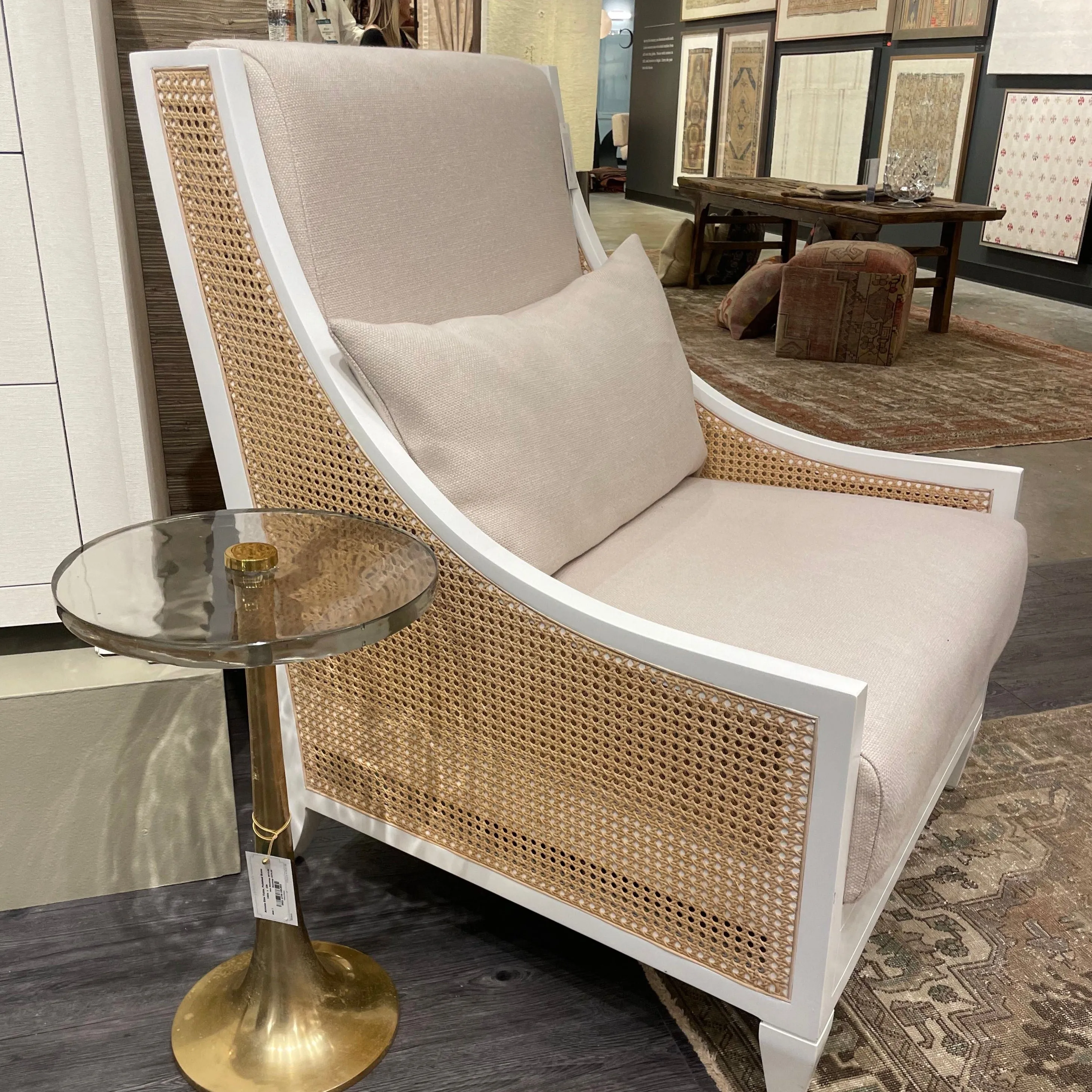 Raleigh Club Chair Eggshell White