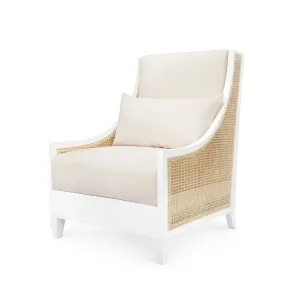 Raleigh Club Chair Eggshell White