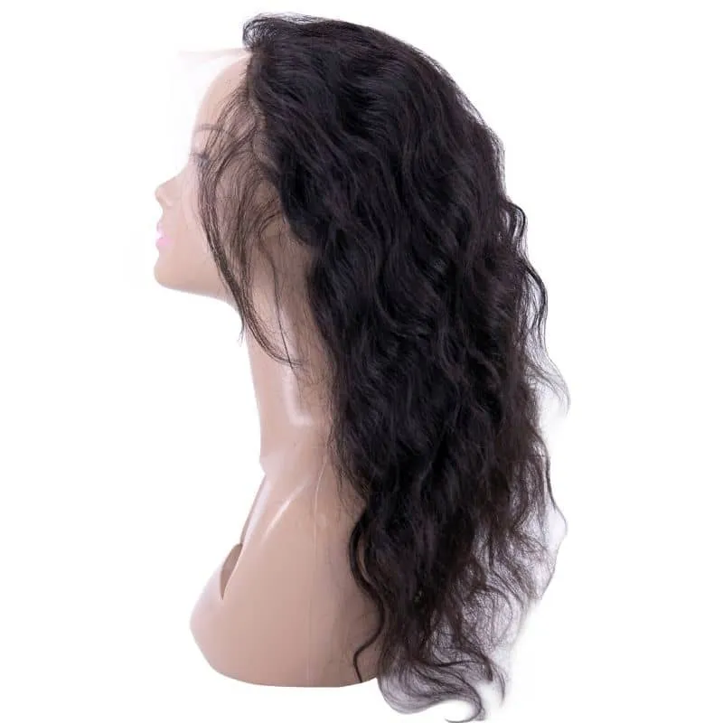 Raw Indian Curly 13x4 Transparent Lace Front Wig