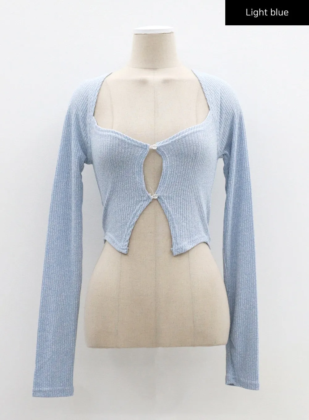 Scoop Neck Cropped Cardigan CM310