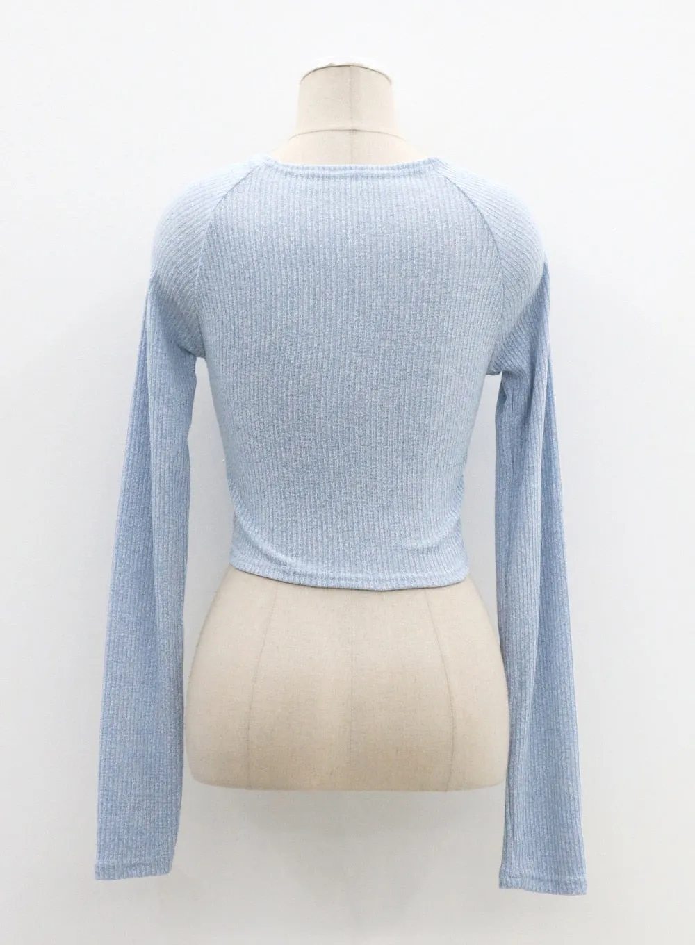 Scoop Neck Cropped Cardigan CM310