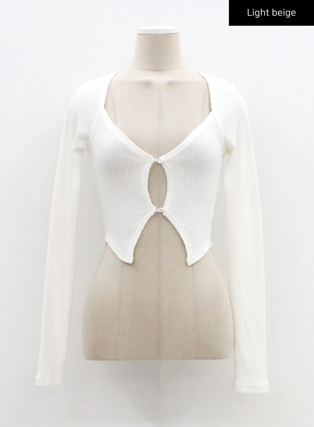 Scoop Neck Cropped Cardigan CM310