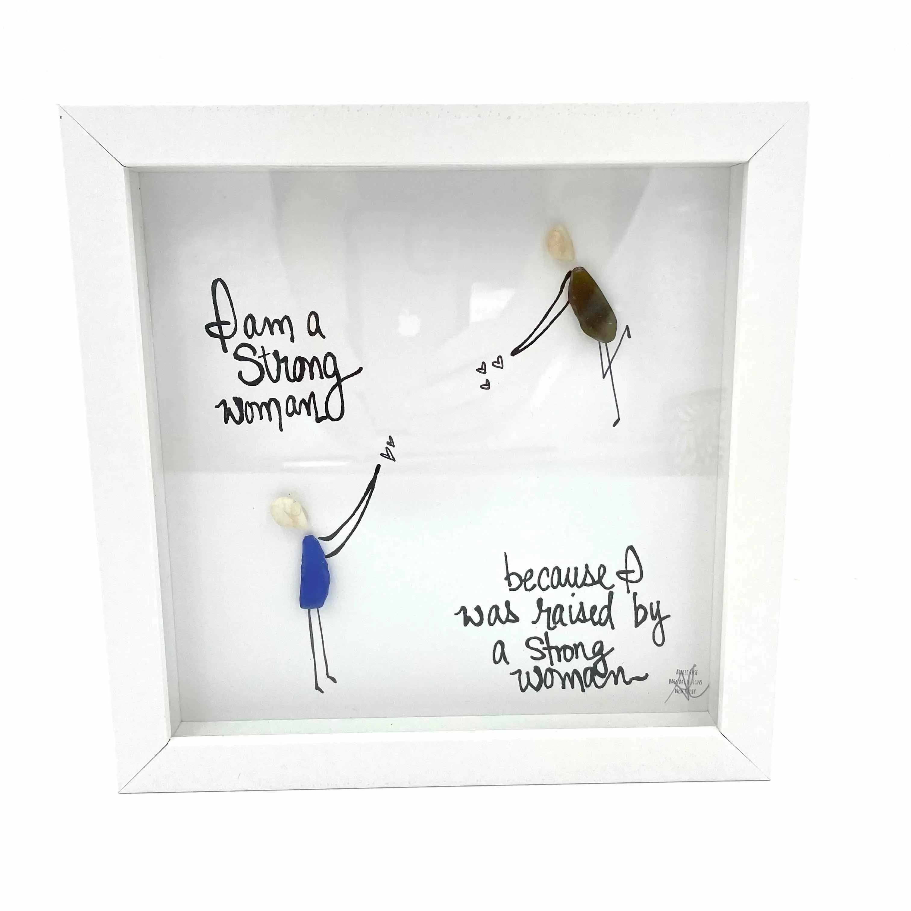 Sea Glass Art - Family Themed