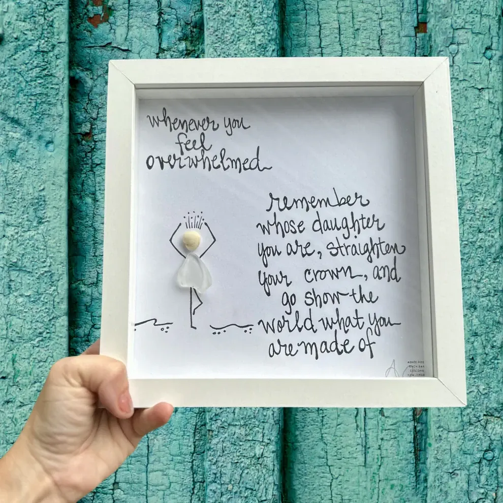 Sea Glass Art - Family Themed