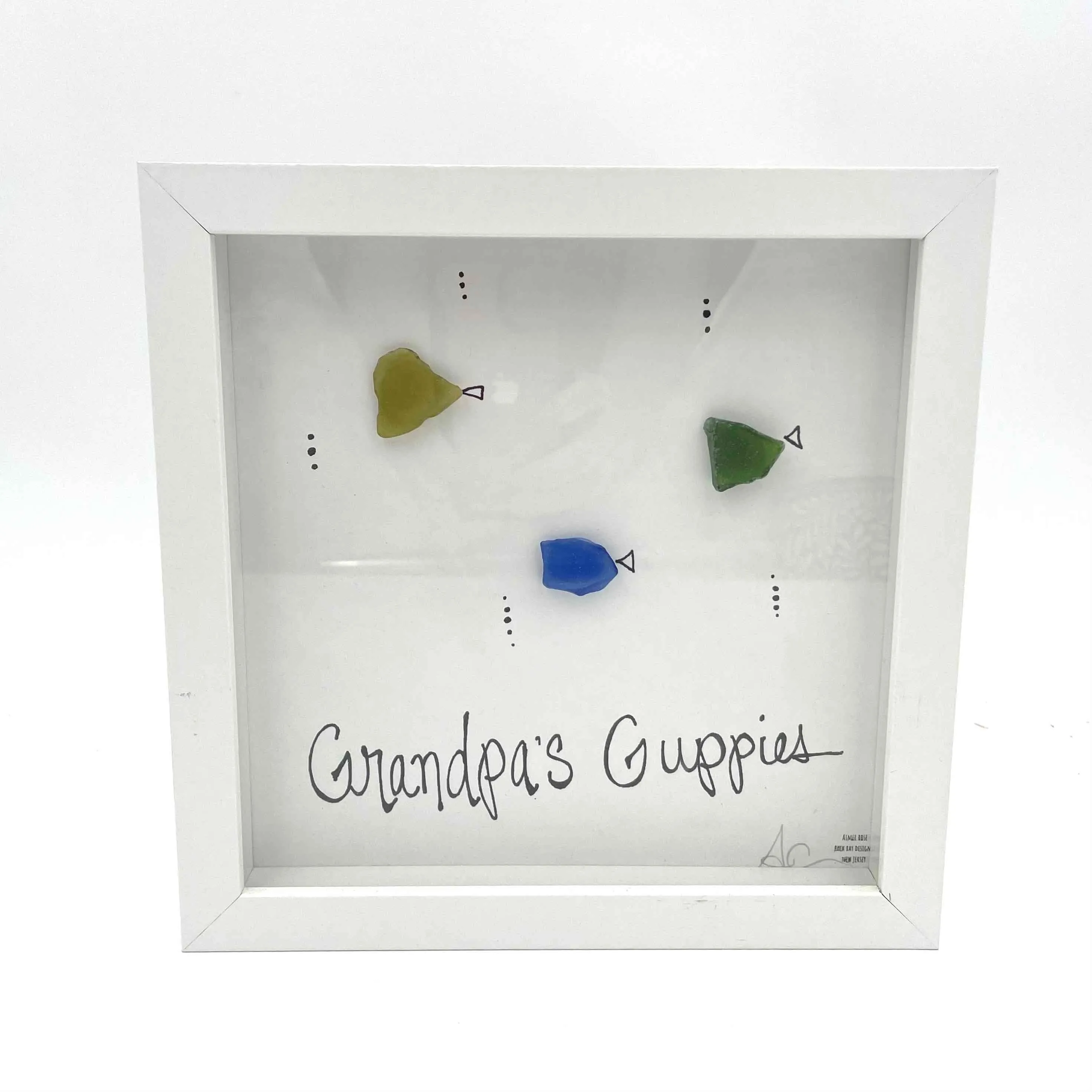 Sea Glass Art - Family Themed