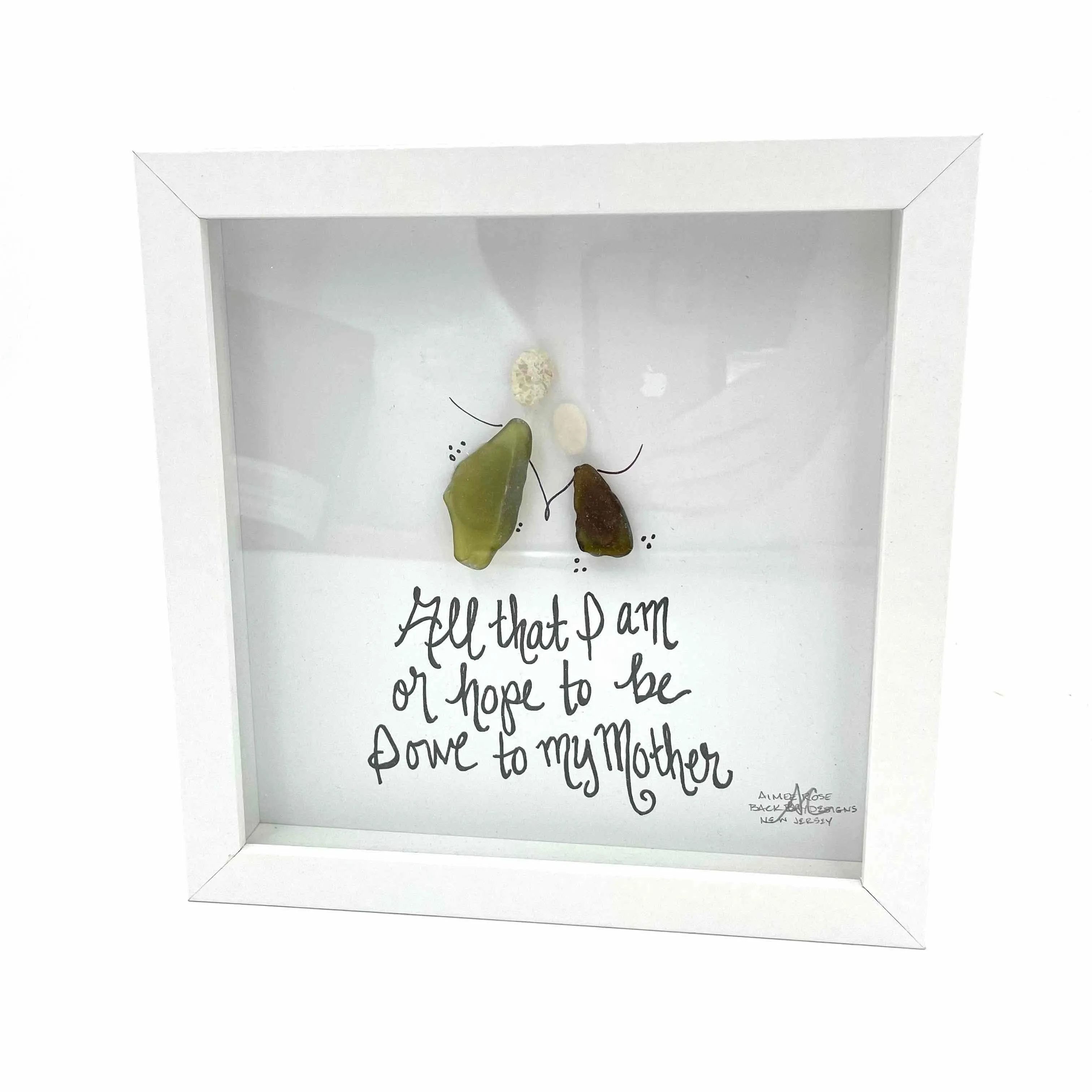 Sea Glass Art - Family Themed