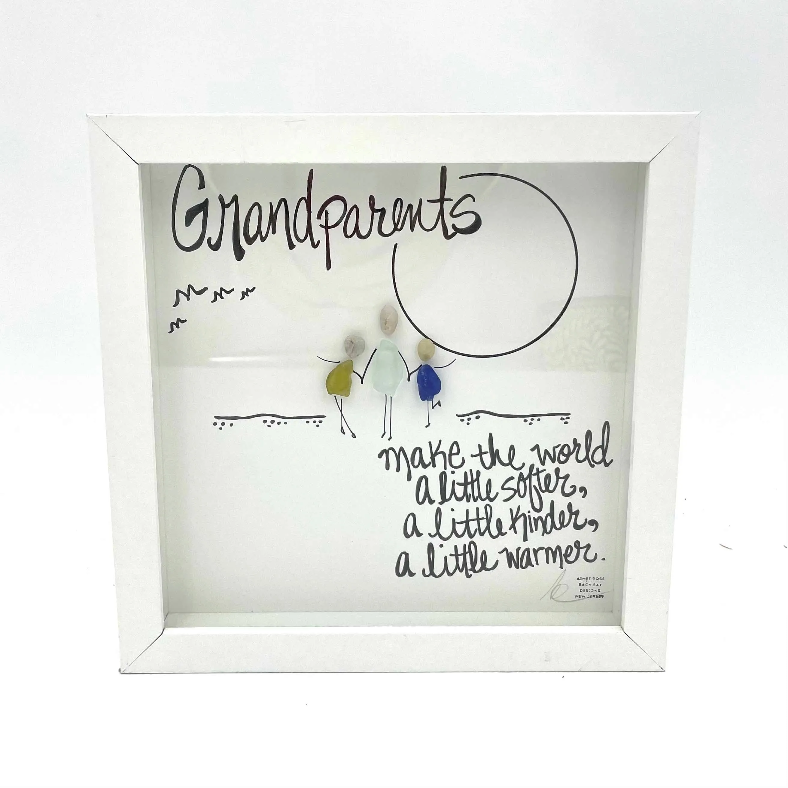 Sea Glass Art - Family Themed