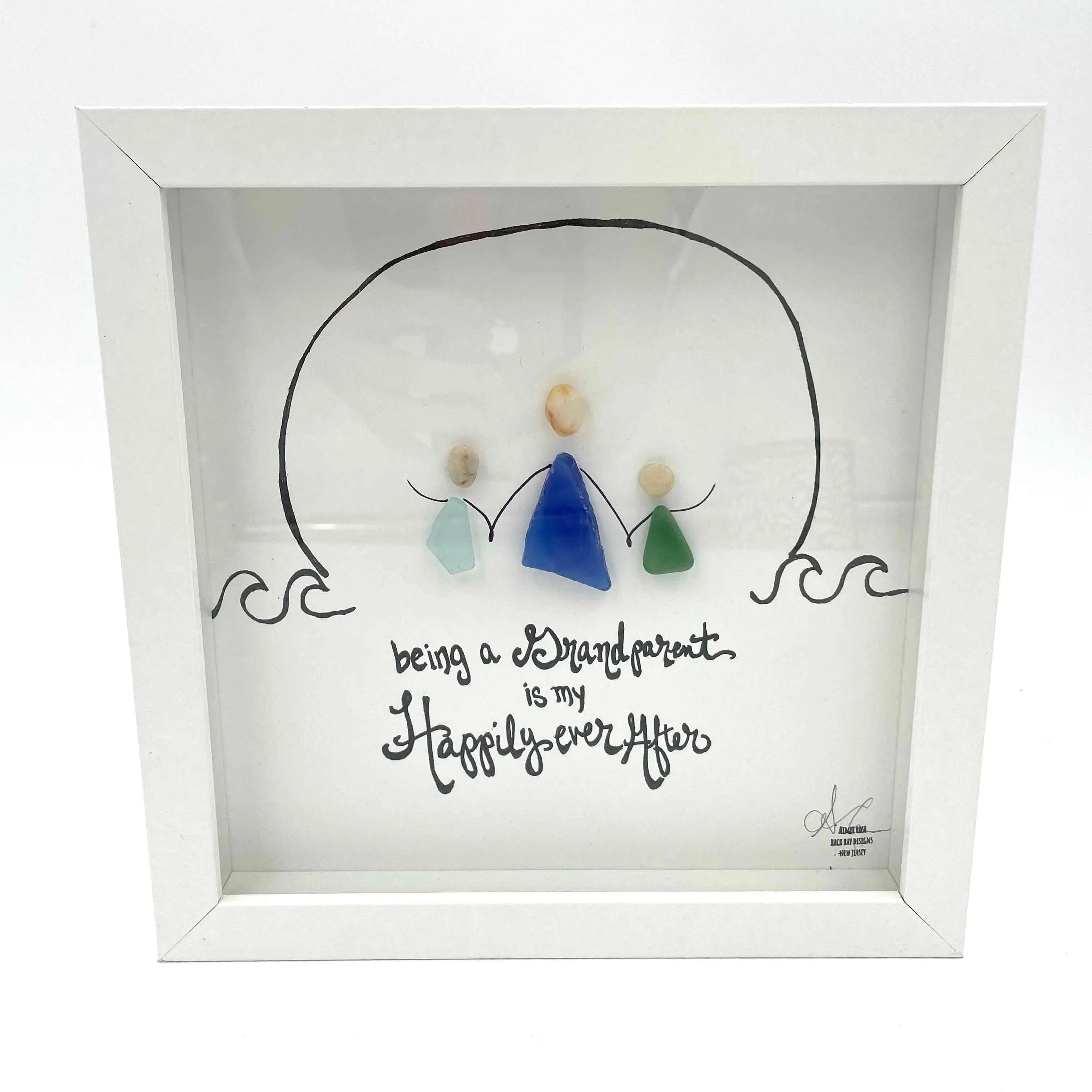 Sea Glass Art - Family Themed