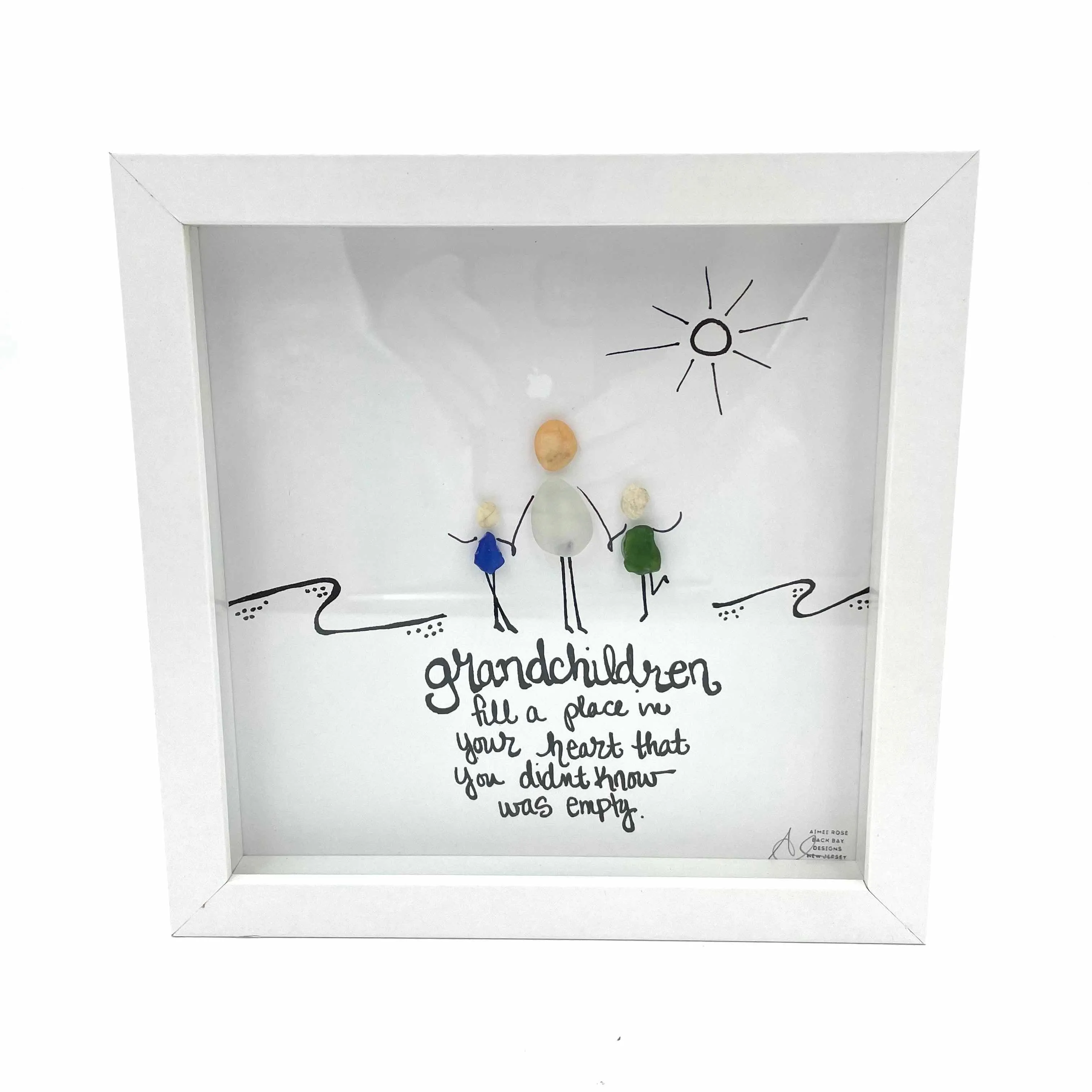 Sea Glass Art - Family Themed