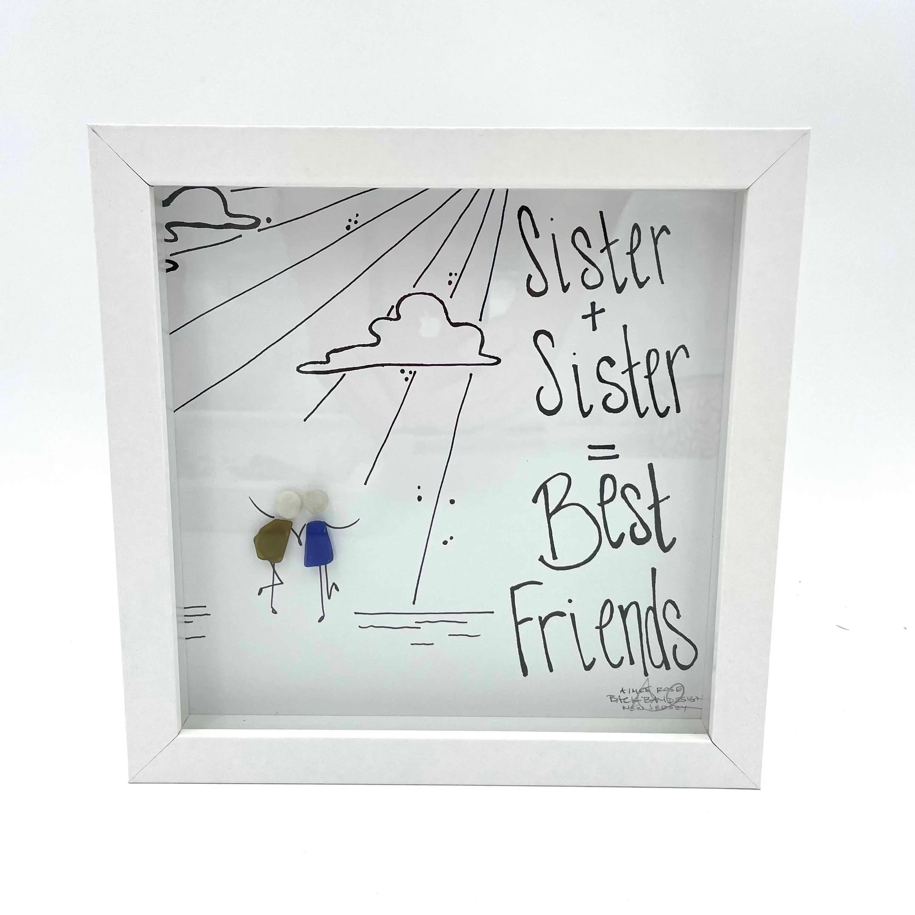 Sea Glass Art - Family Themed