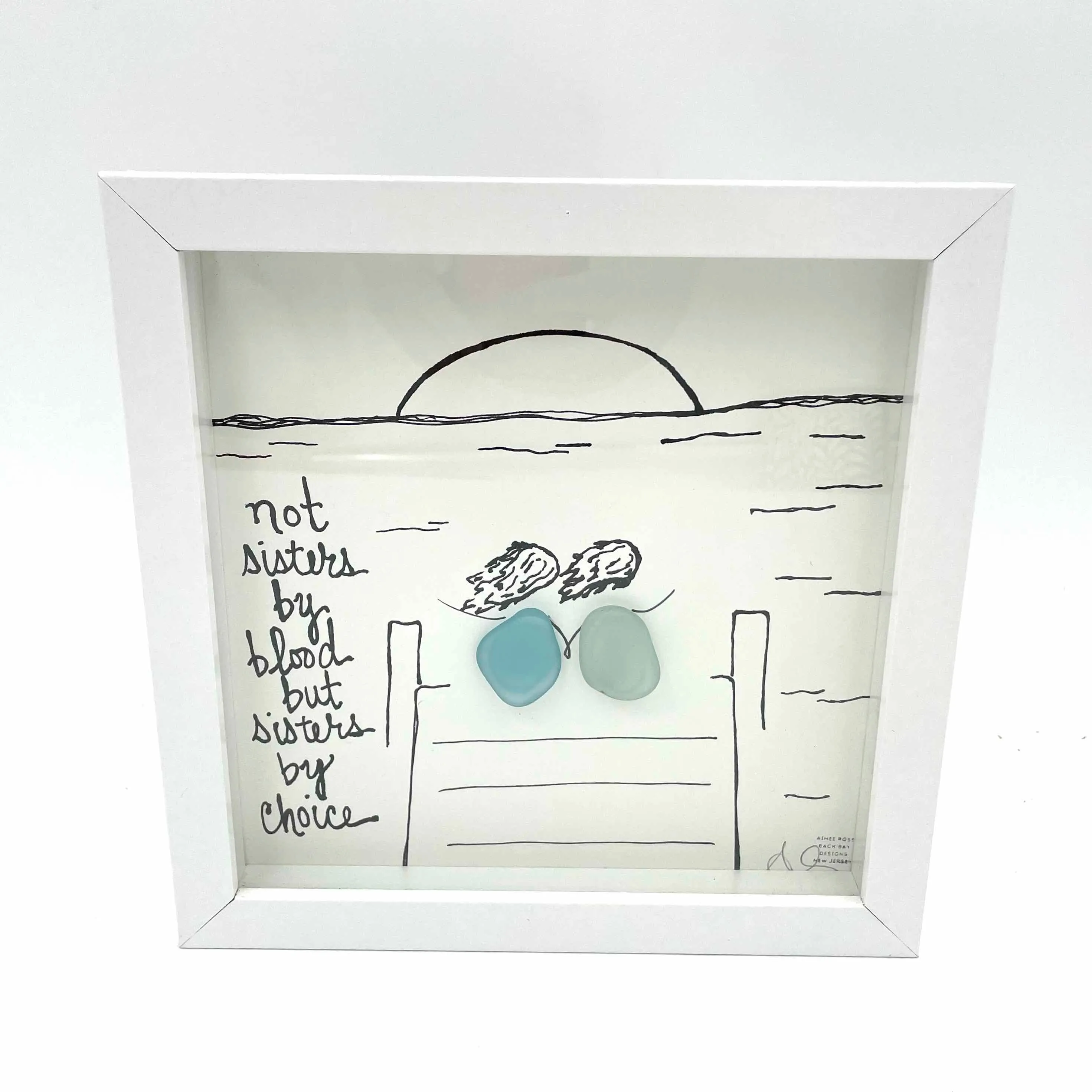 Sea Glass Art - Friendship Themed