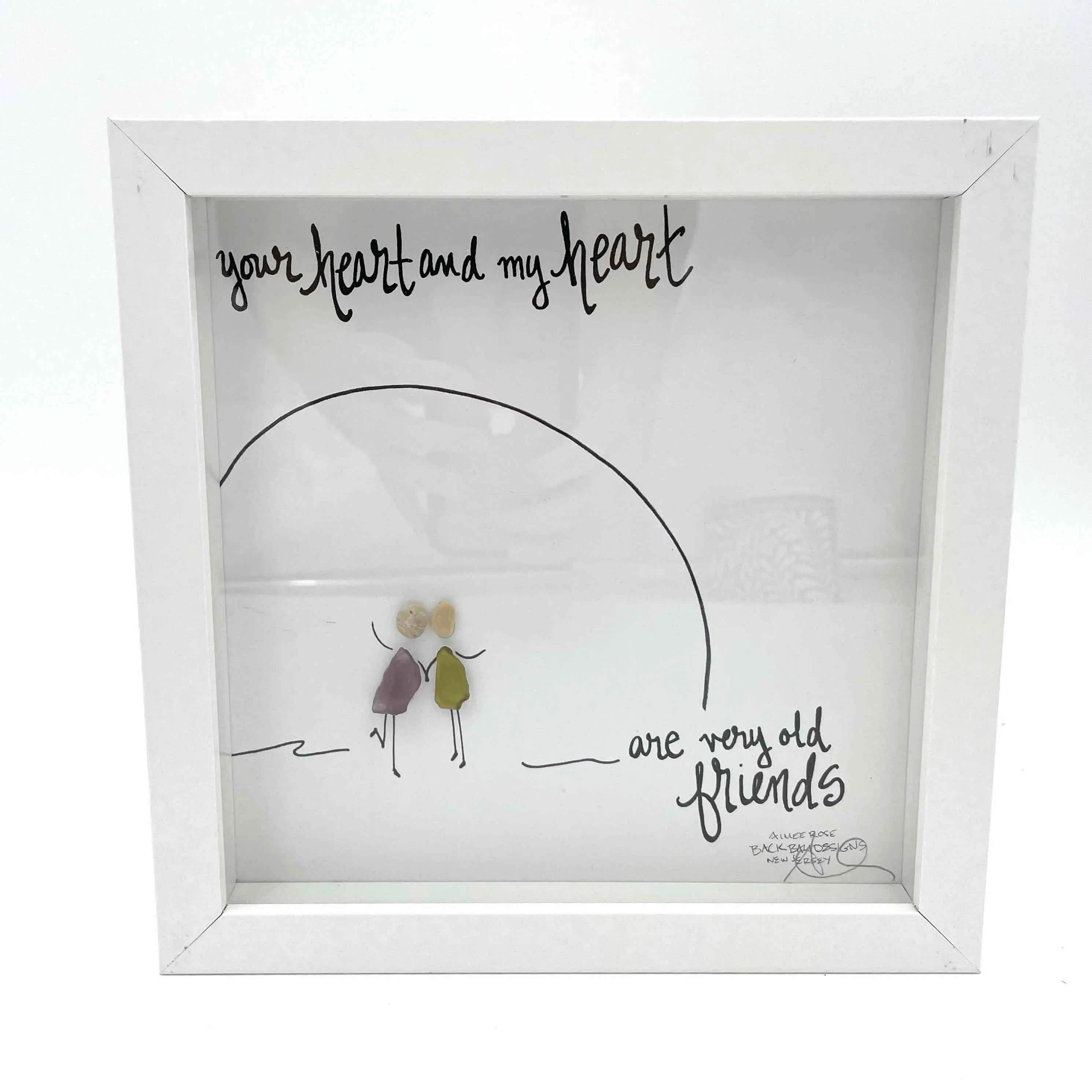 Sea Glass Art - Friendship Themed