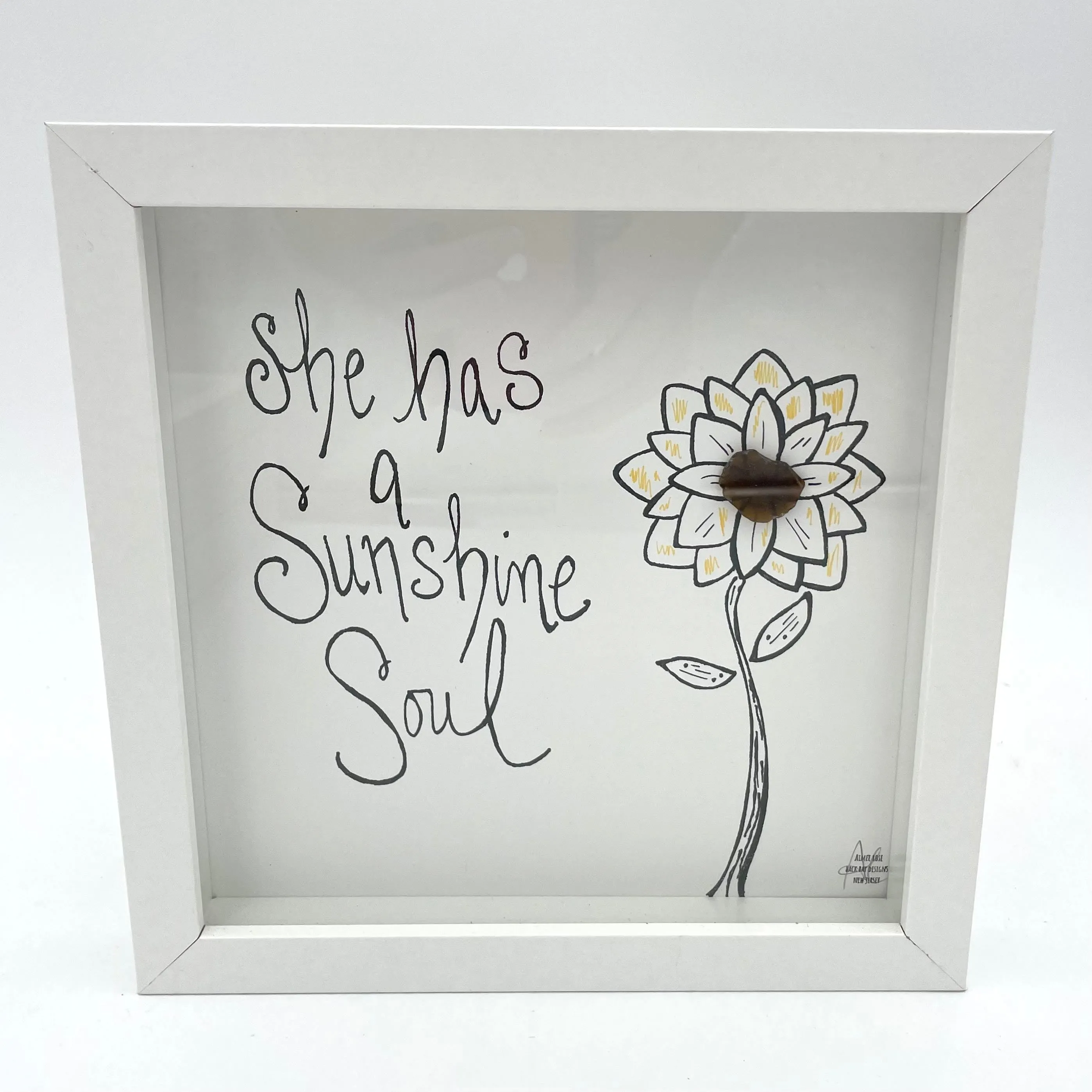 Sea Glass Art - Motivational/ Inspirational