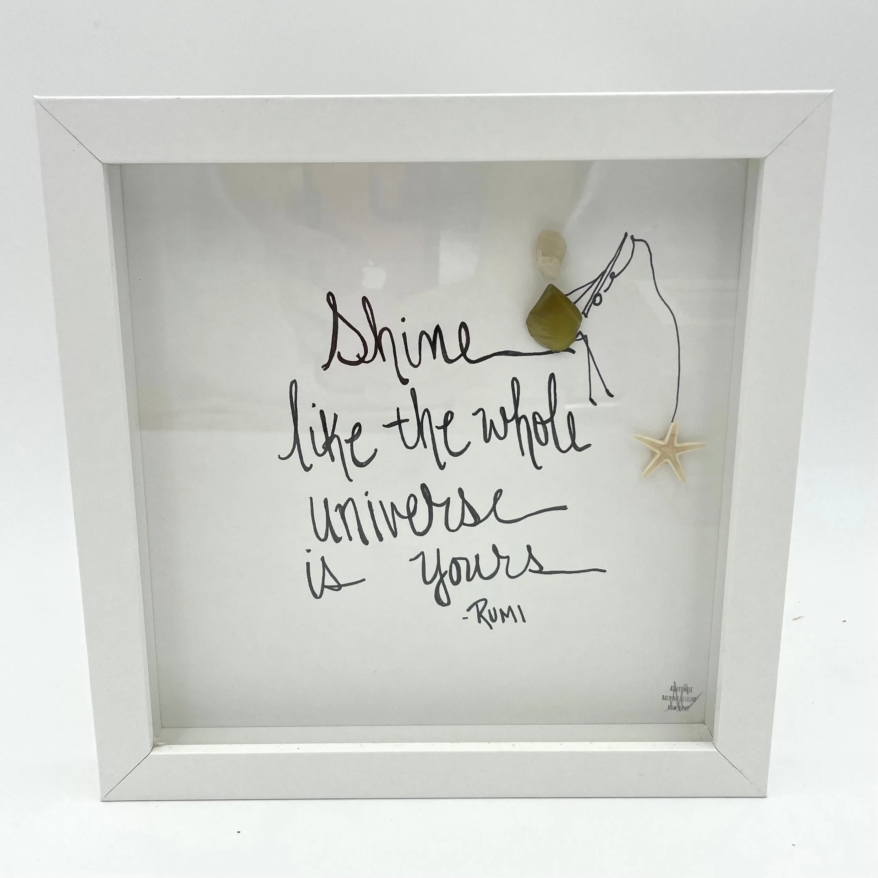 Sea Glass Art - Motivational/ Inspirational