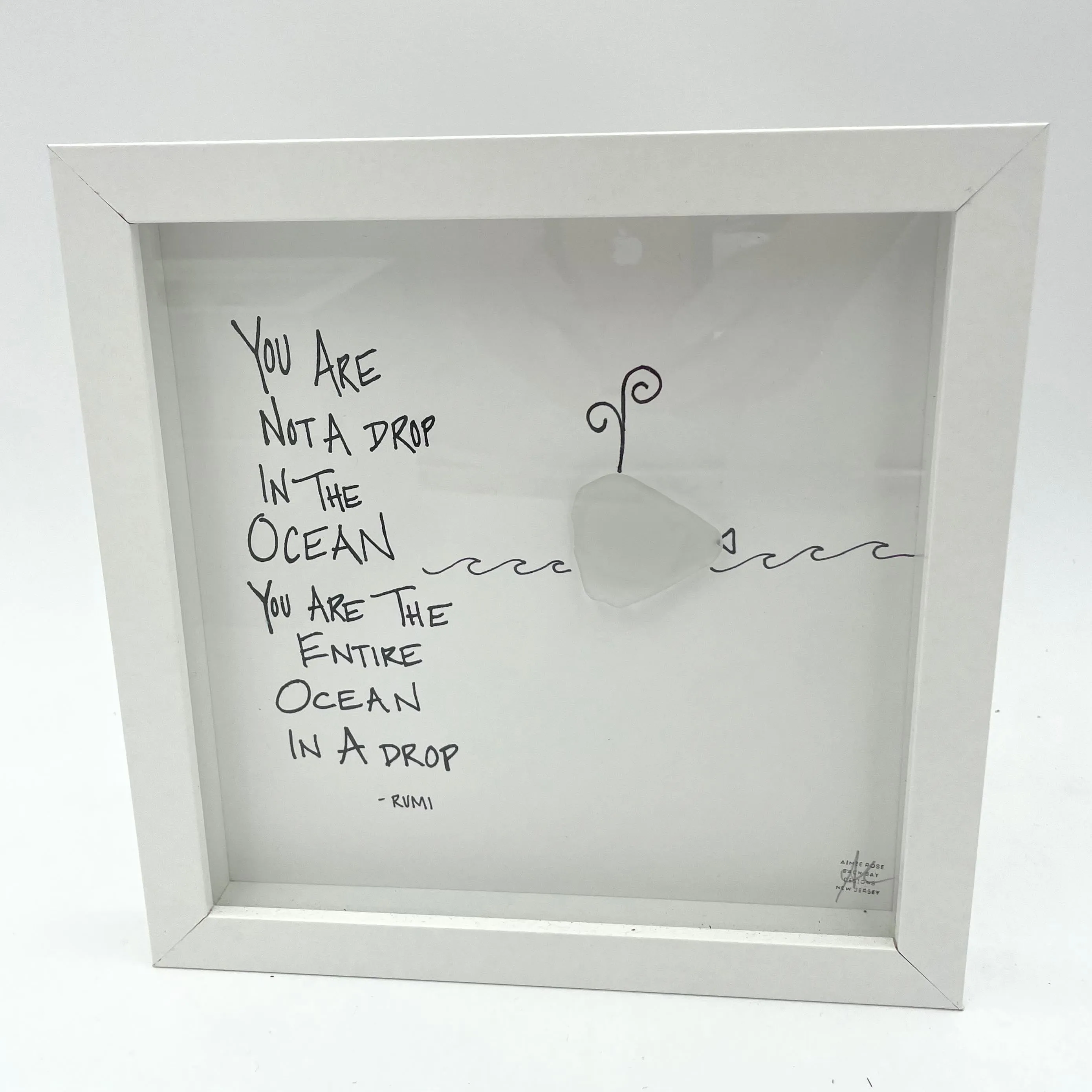 Sea Glass Art - Motivational/ Inspirational