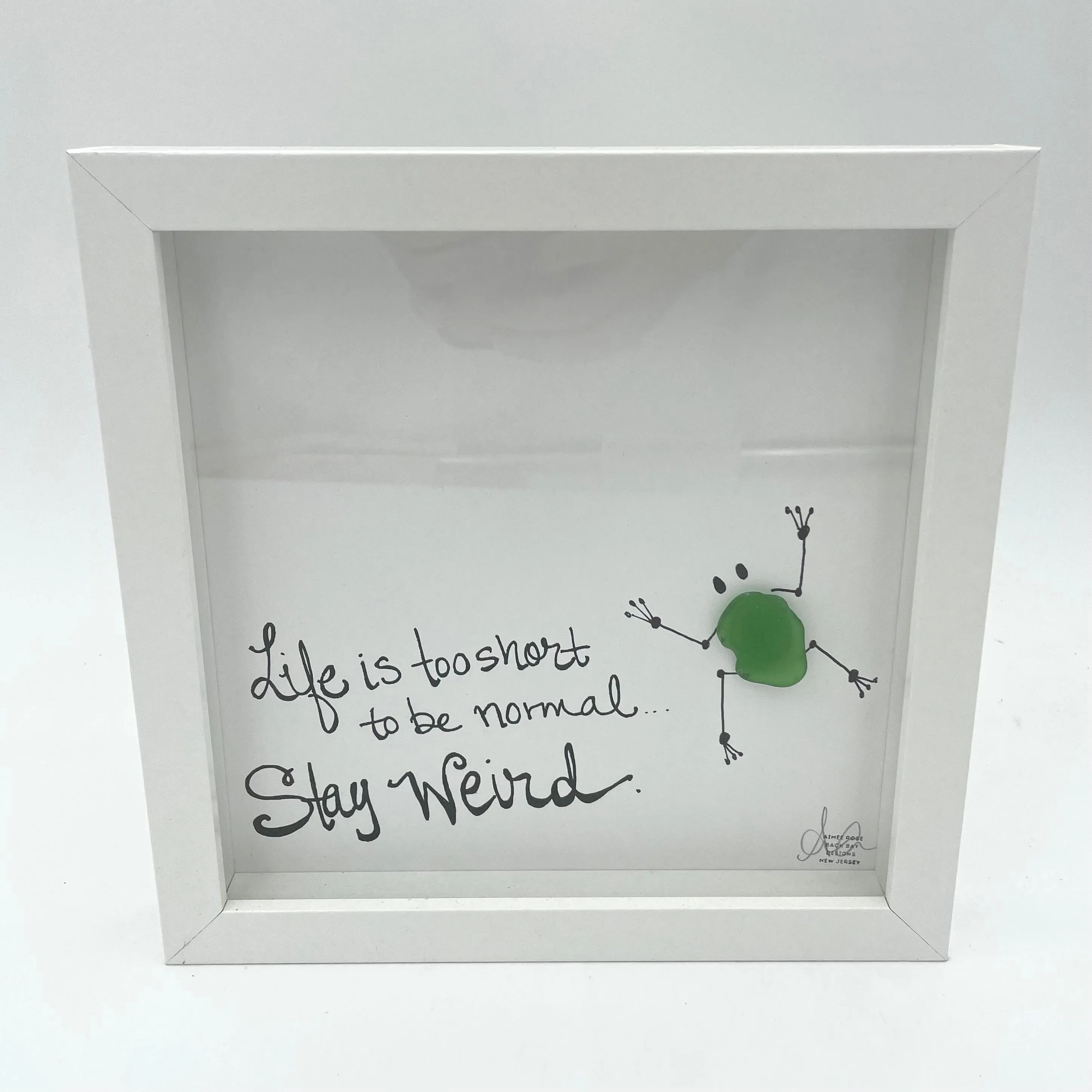 Sea Glass Art - Motivational/ Inspirational