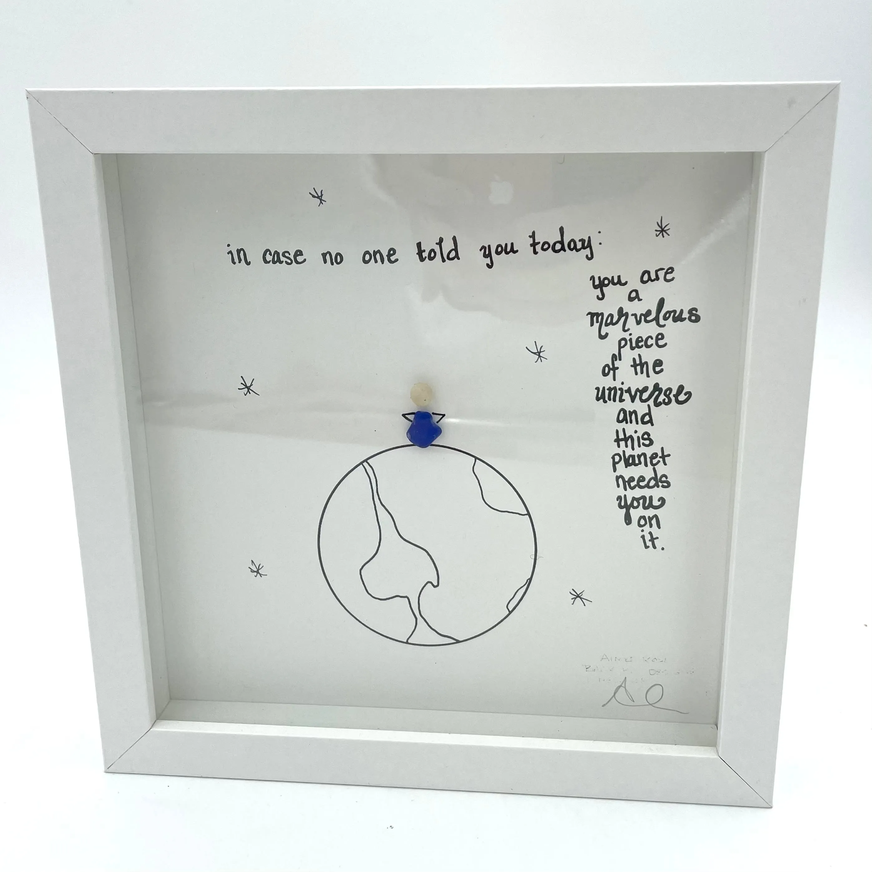 Sea Glass Art - Motivational/ Inspirational