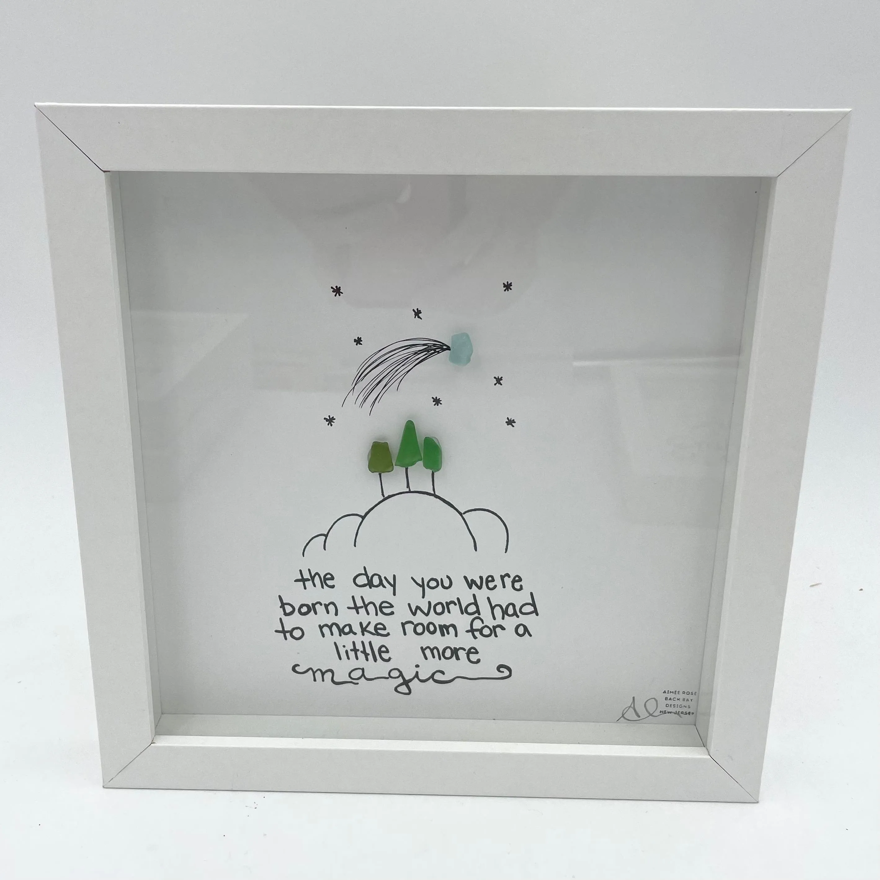 Sea Glass Art - Motivational/ Inspirational