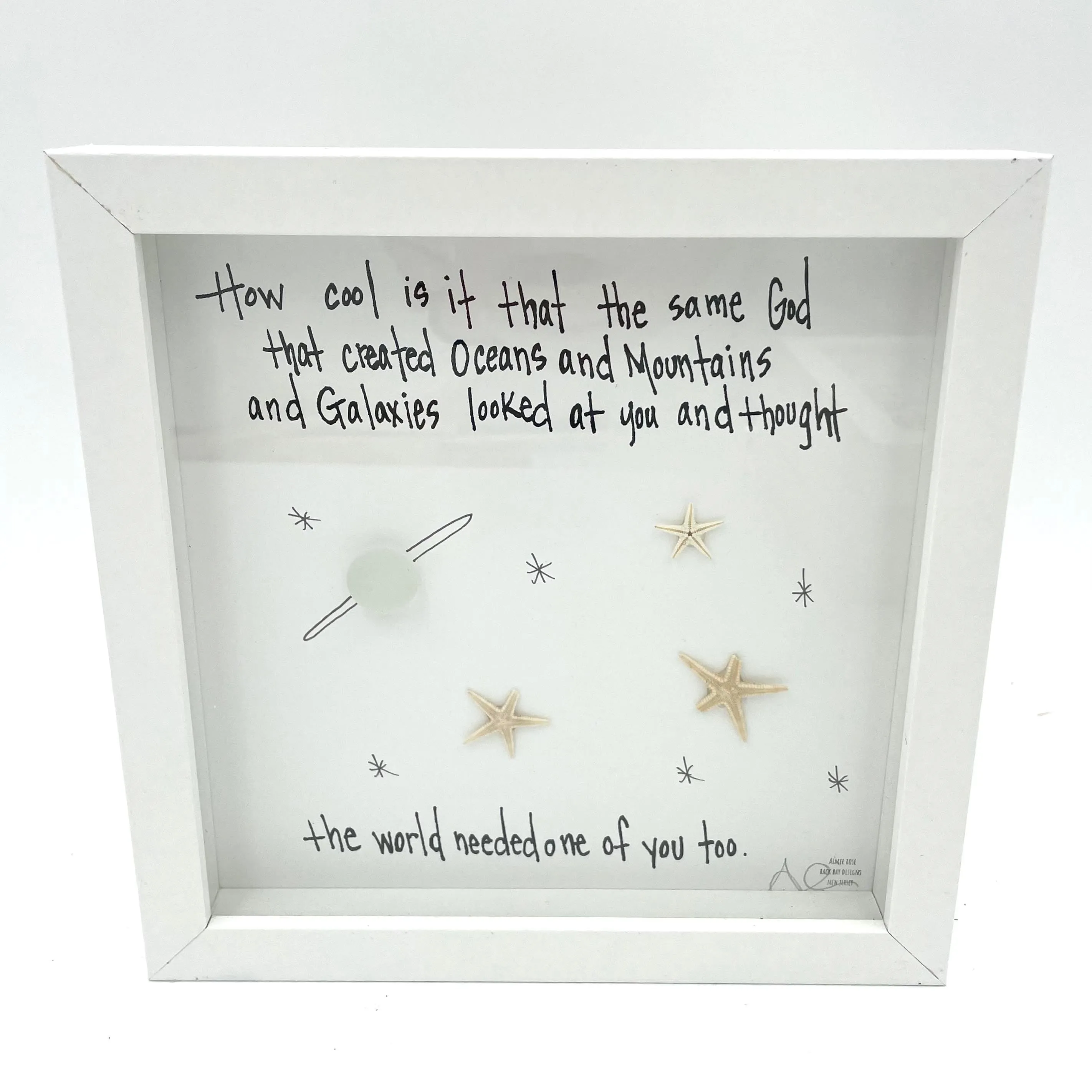 Sea Glass Art - Motivational/ Inspirational