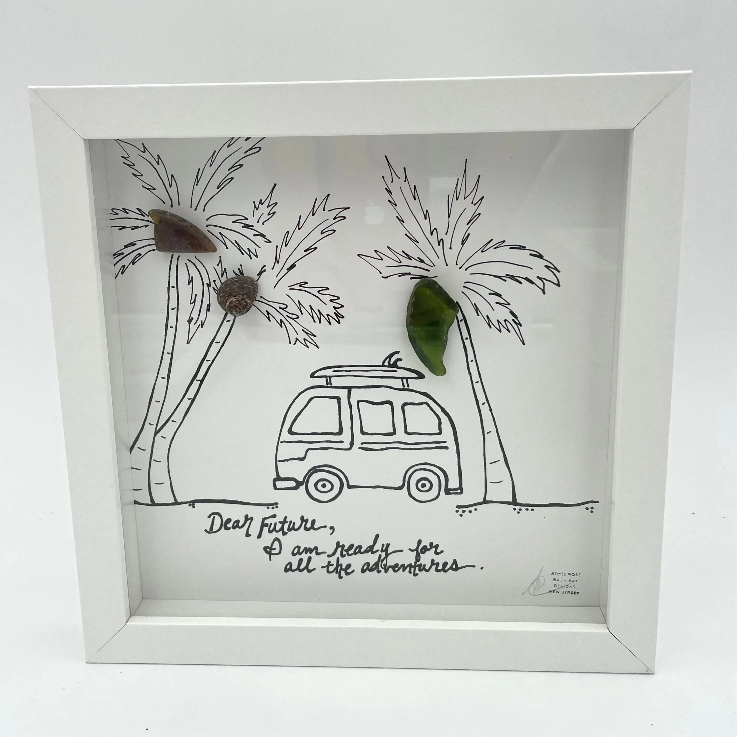 Sea Glass Art - Motivational/ Inspirational