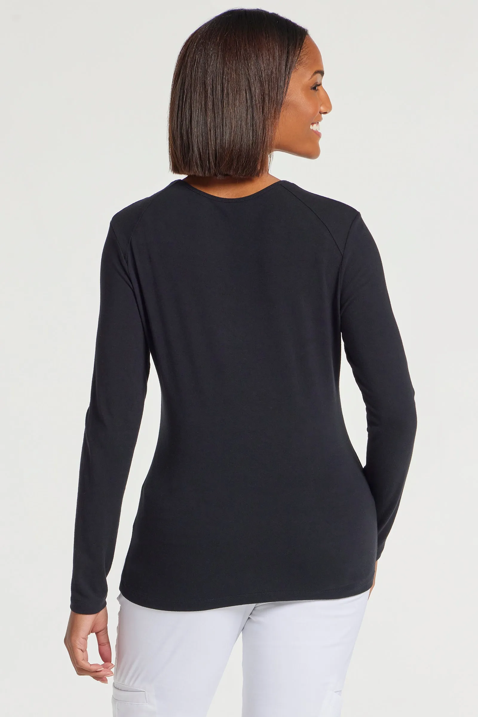 Tony Pima Cotton Long-Sleeve Top